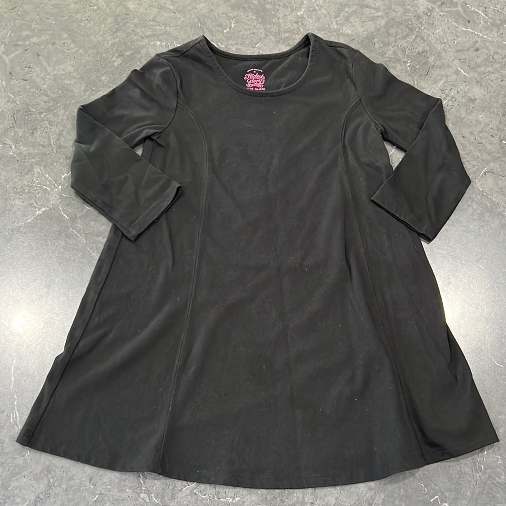 Faded Glory Black Dress 6-6X